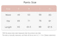 Leggings size table